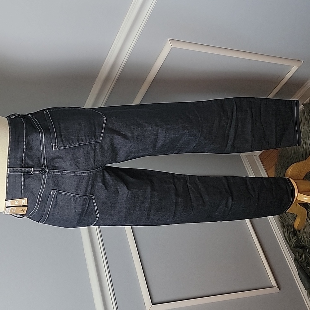 PRANA Kayla Gray Black Mid-Rise Short Inseam Stretch Organic Cotton Jeans 10/30 - Picture 3 of 9